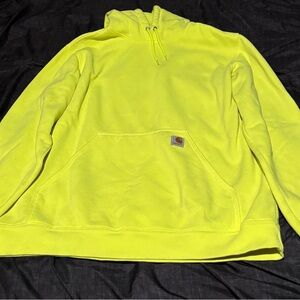 Carhartt Men's Bright Yellow Hoodie